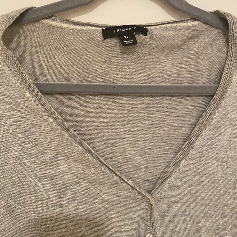 Primark grey button down sweater - Picture 7 of 9
